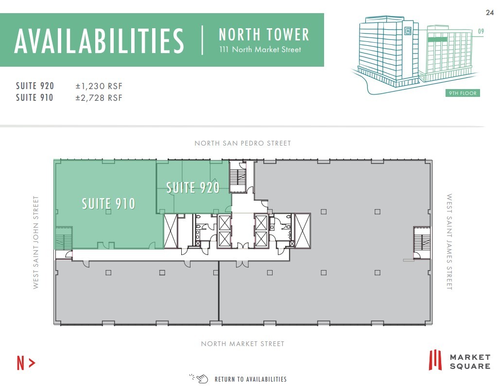 111 W Saint John St, San Jose, CA à louer Plan d’étage– Image 1 sur 1