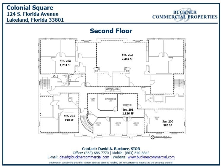 124 S Florida Ave, Lakeland, FL à louer Plan d’étage– Image 1 sur 1