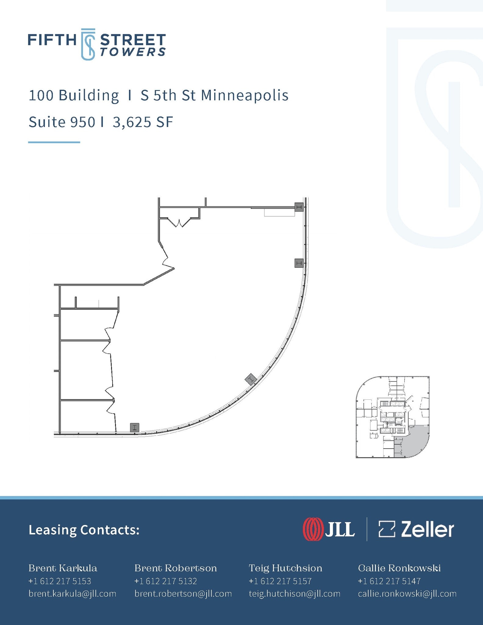 100 S 5th St, Minneapolis, MN à louer Plan d’étage– Image 1 sur 1