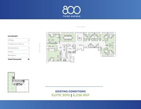 800 Third Ave, New York, NY à louer Plan d’étage– Image 1 sur 1