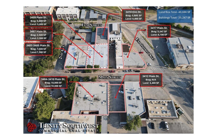 Main Street Portfolio portefeuille de 7 biens à vendre sur LoopNet.fr - Aérien – Image 3 sur 12