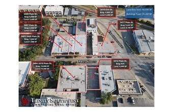 3404-3410 Main St, Dallas, TX - VUE AÉRIENNE  vue de carte
