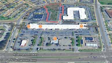 8135 Country Village Dr, Cordova, TN - Vue aérienne  vue de carte