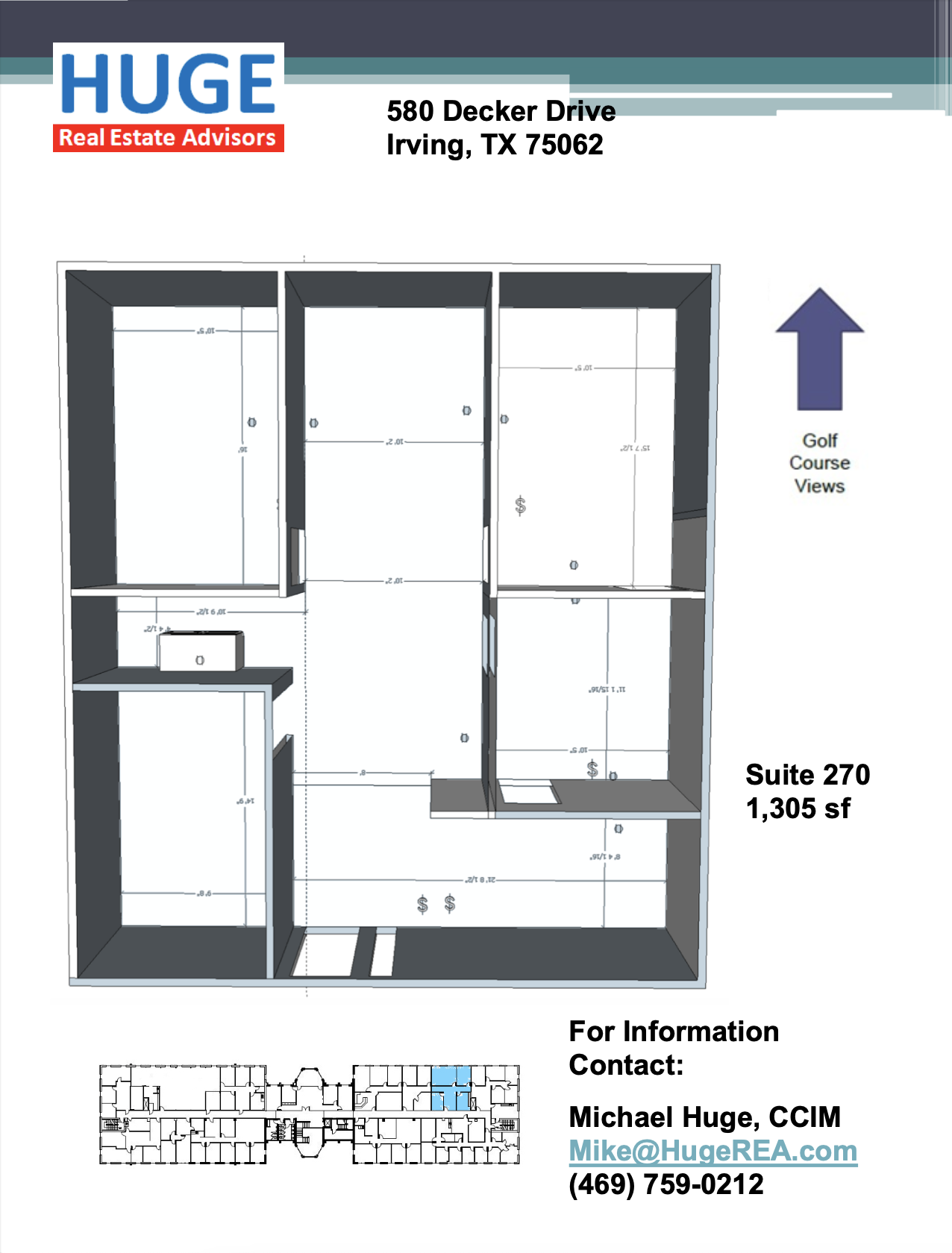 580 Decker Dr, Irving, TX à louer Plan d’étage– Image 1 sur 1