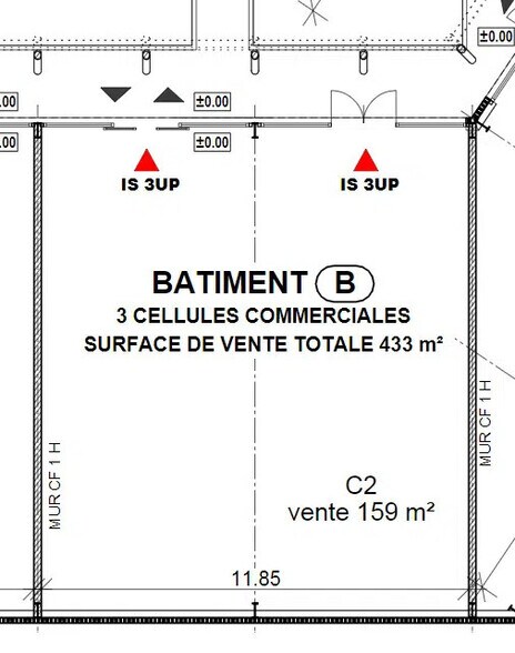 Local commercial dans Saint-Sever à louer - Photo de l’immeuble – Image 3 sur 3