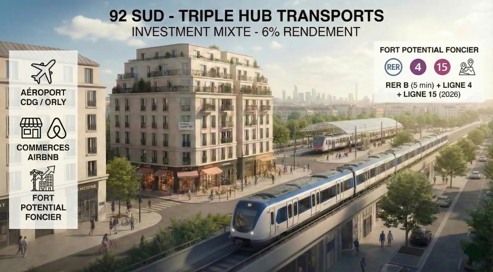 Local commercial dans Bagneux à vendre Photo de l’immeuble– Image 1 sur 2