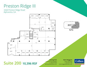 3460 Preston Ridge Rd, Alpharetta, GA à louer Plan d’étage– Image 2 sur 2