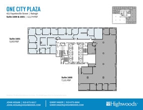 421 Fayetteville St, Raleigh, NC à louer Plan d’étage– Image 2 sur 2