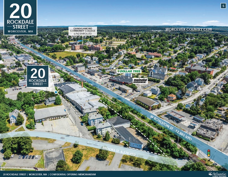 20 Rockdale St, Worcester, MA à vendre - Aérien – Image 2 sur 5