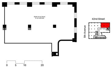 501 Fifth Ave, New York, NY à louer Plan d’étage– Image 1 sur 1