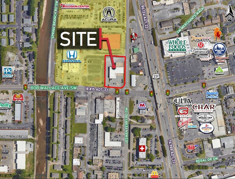 2010 Bob Wallace Ave SW, Huntsville, AL à vendre - Photo de l’immeuble – Image 2 sur 9