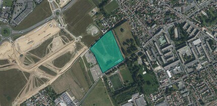 Persan - Vue aérienne  vue de carte