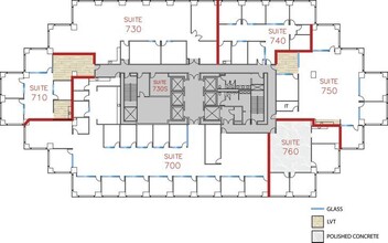 300 Spectrum Center Dr, Irvine, CA à louer Plan d’étage– Image 1 sur 1