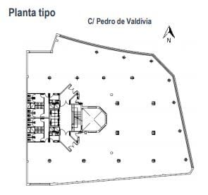 Calle De Pedro De Valdivia, 10, Madrid, Madrid à louer Plan d’étage– Image 1 sur 1