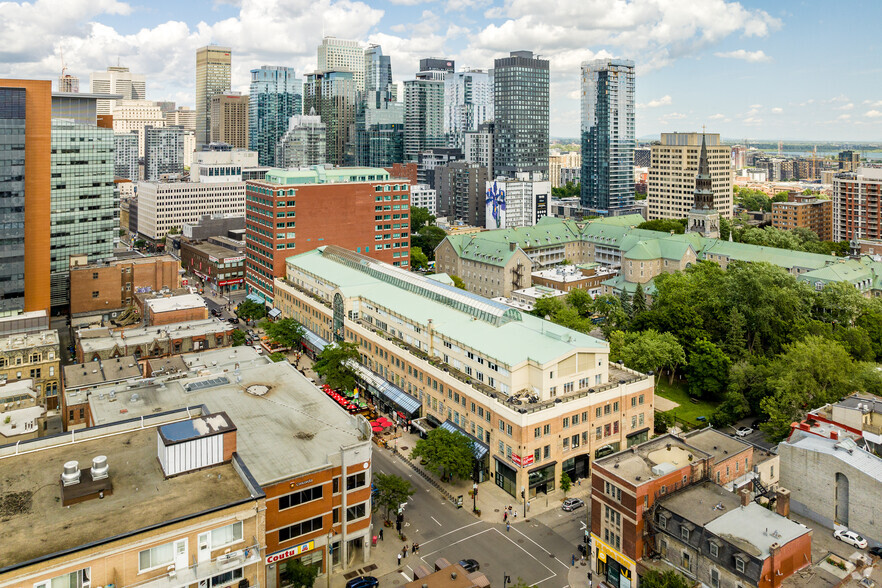1616-1626 St Sainte-Catherine O, Montréal, QC à louer - Aérien – Image 3 sur 8