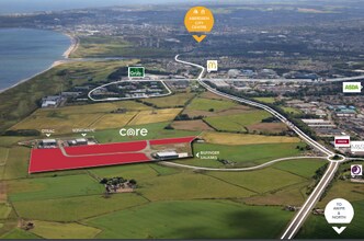 Berryhill Cres, Bridge Of Don, ABE - VUE AÉRIENNE vue de carte