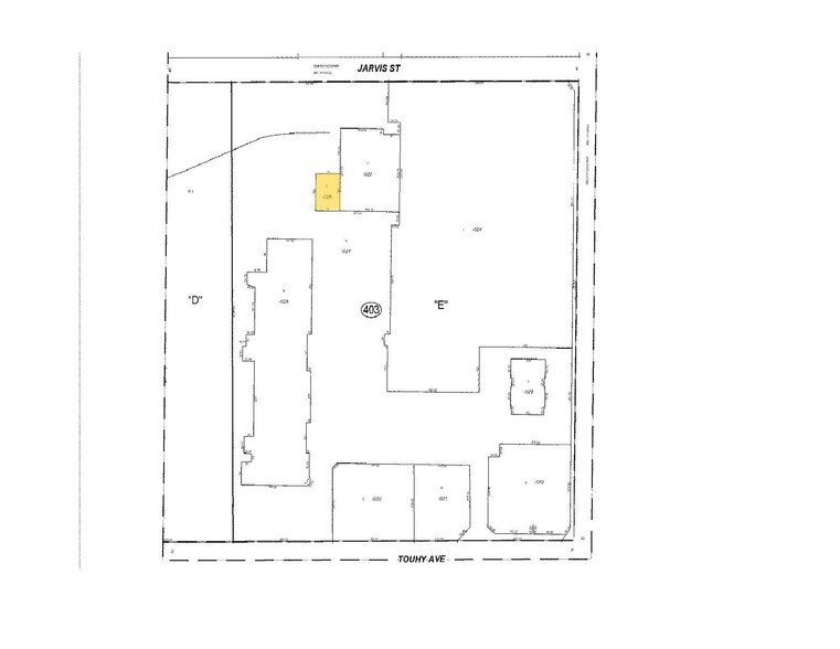 5670 W Touhy Ave, Niles, IL à louer - Plan cadastral – Image 2 sur 5