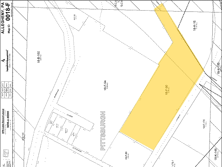 1020-1030 Alcon St, Pittsburgh, PA à louer - Plan cadastral – Image 3 sur 8