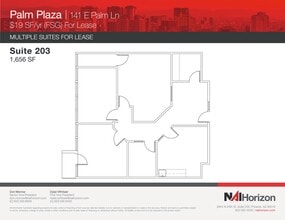 141 E Palm Ln, Phoenix, AZ à louer Plan de site– Image 1 sur 1