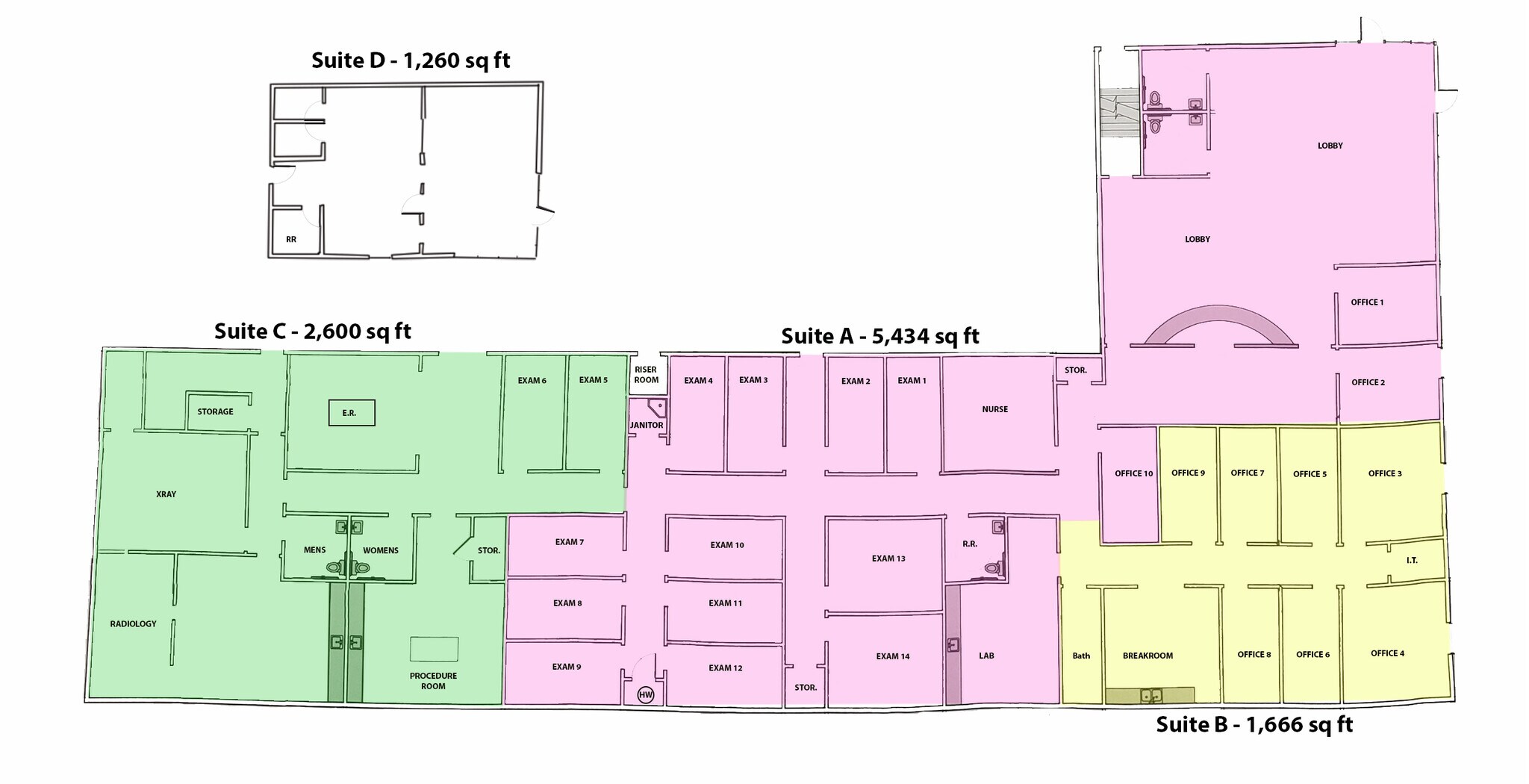 213 E Main St, Calera, OK à vendre Plan d’étage– Image 1 sur 4