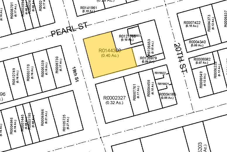1904-1914 Pearl St, Boulder, CO à louer - Plan cadastral – Image 2 sur 15