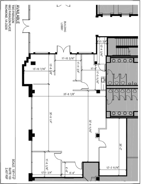 6802 Paragon Pl, Richmond, VA à louer - Plan d’étage – Image 2 sur 5
