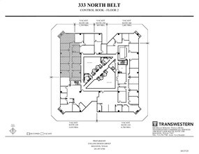 333 N Sam Houston Pky E, Houston, TX à louer Plan d’étage– Image 1 sur 1