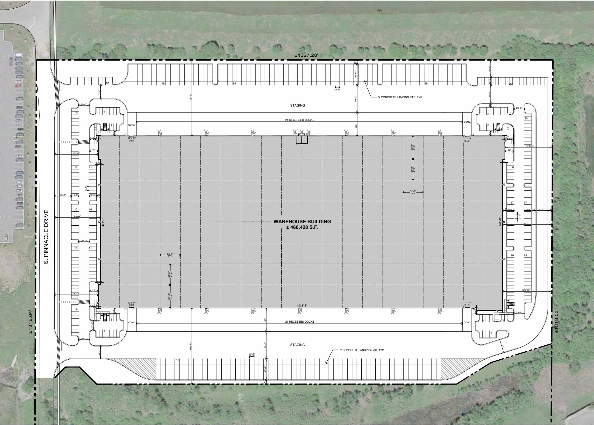 251 S Pinnacle Dr, Romeoville, IL à louer Plan de site– Image 1 sur 1