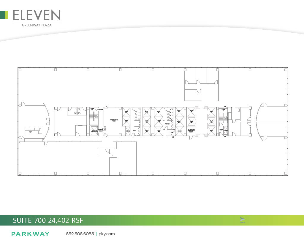 11 Greenway Plz, Houston, TX à louer Plan d’étage– Image 1 sur 1