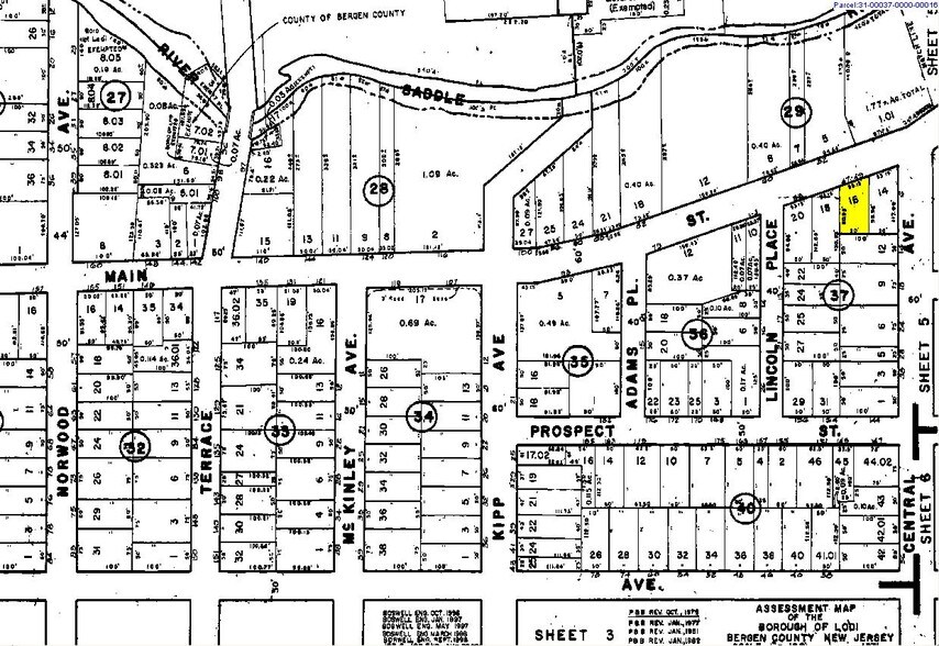 47-49 S Main St, Lodi, NJ à vendre - Plan cadastral – Image 3 sur 20