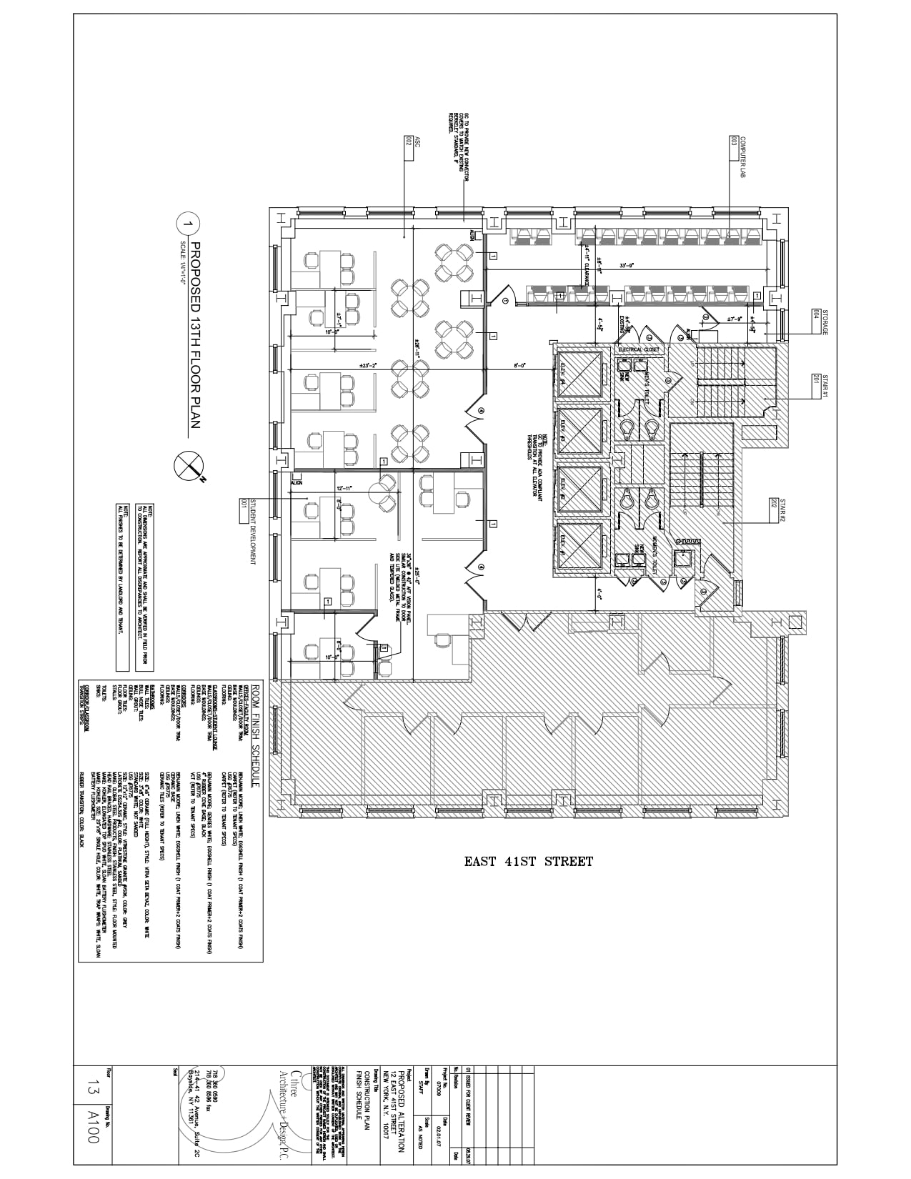 12 E 41st St, New York, NY à louer Plan d’étage– Image 1 sur 1
