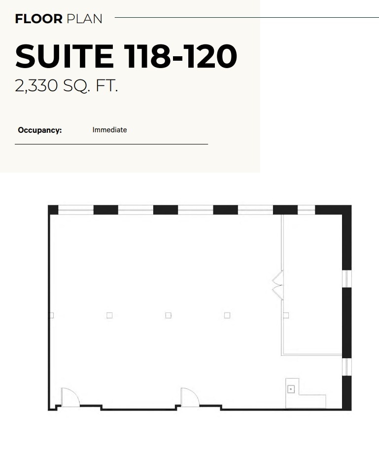 372 Richmond St W, Toronto, ON à louer Plan d’étage– Image 1 sur 5