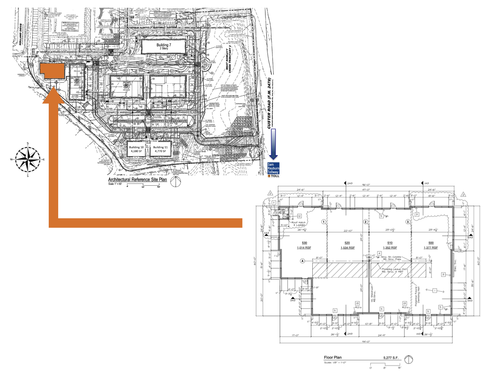 7101 Custer Rd, Frisco, TX à louer Plan d’étage– Image 1 sur 1