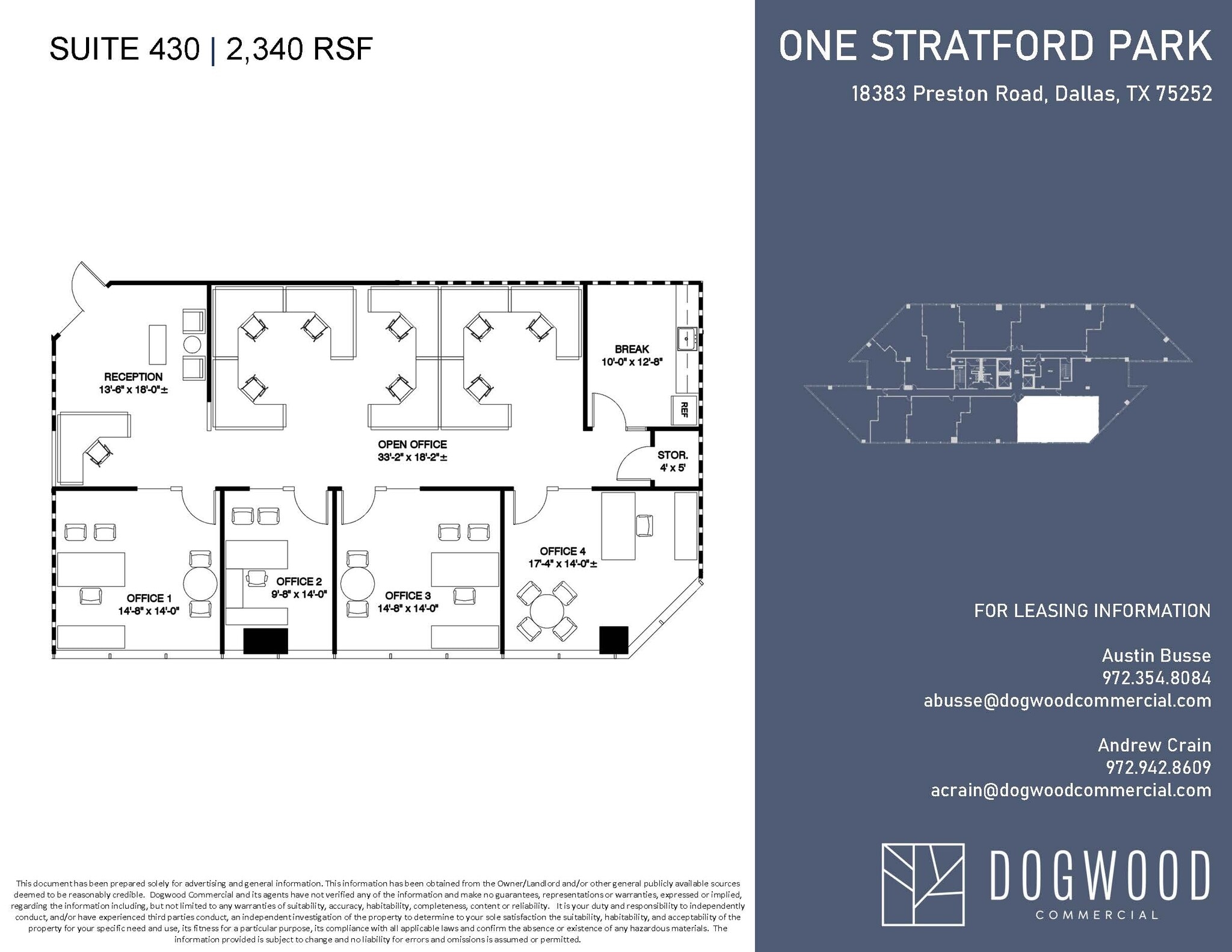 18383 Preston Rd, Dallas, TX à louer Plan d’étage– Image 1 sur 1