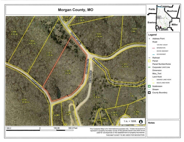 Bobcat Rd, Stover, MO à vendre - Plan cadastral – Image 1 sur 1