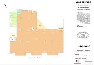 47 Rue De Ponthieu, Paris à louer Plan d’étage– Image 1 sur 16