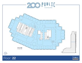 200 Public Sq, Cleveland, OH à louer Plan d’étage– Image 1 sur 1