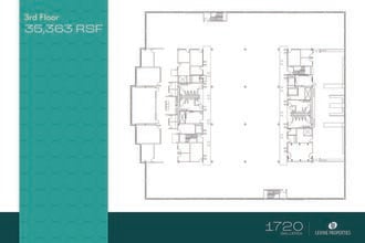 1720 Galleria Blvd, Charlotte, NC à louer Plan d’étage– Image 1 sur 2