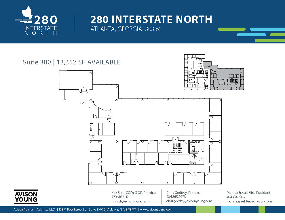 280 Interstate N Cir, Atlanta, GA à louer Plan d’étage– Image 1 sur 1