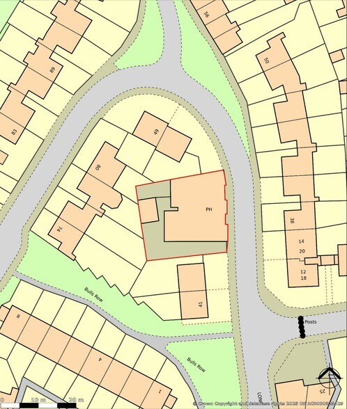 45 Long Row, Shrewsbury à vendre - Plan cadastral – Image 3 sur 3