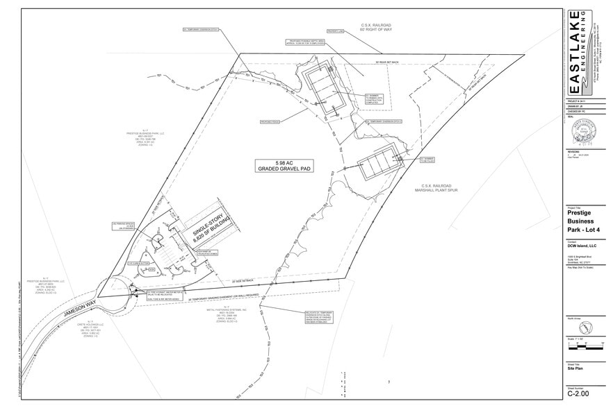 00 Jameson Way, Stanley, NC à louer - Plan de site – Image 3 sur 3