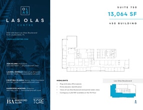 450 E Las Olas Blvd, Fort Lauderdale, FL à louer Plan de site– Image 1 sur 1