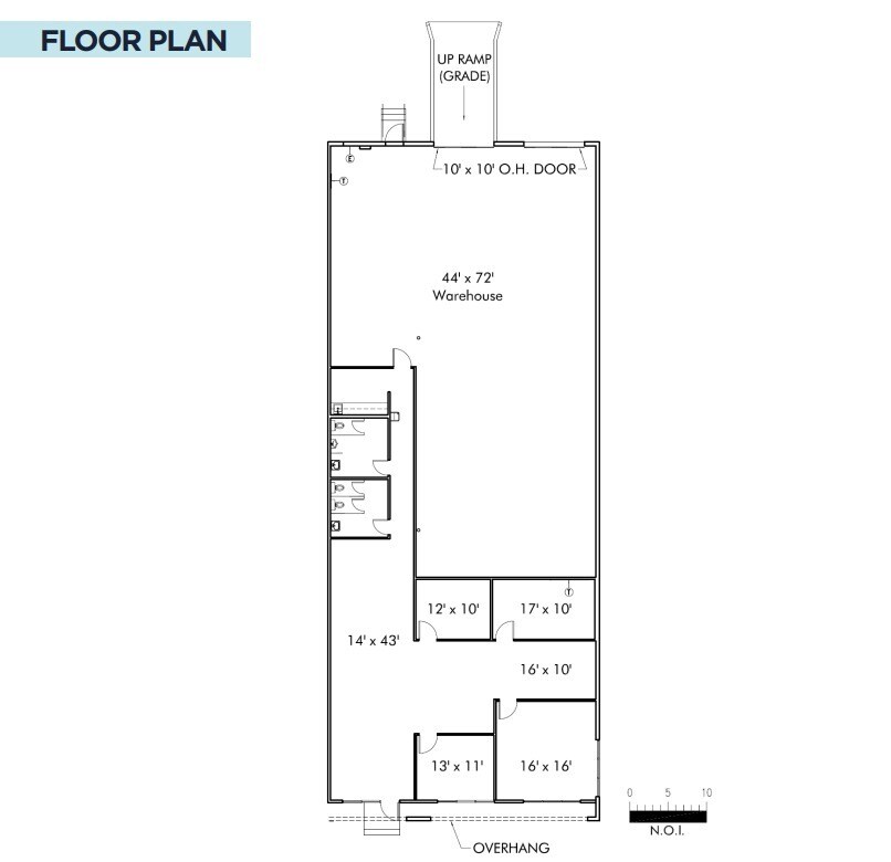 6868 N Loop Fwy E, Houston, TX à louer Plan d’étage– Image 1 sur 1