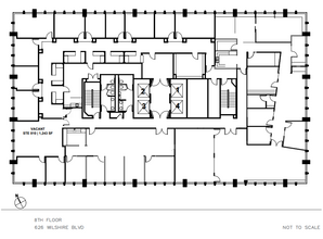 626 Wilshire Blvd, Los Angeles, CA à louer Plan d’étage– Image 1 sur 1