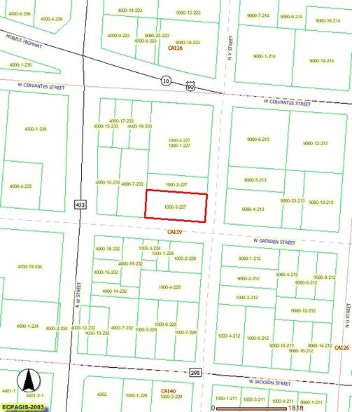 701 V St, Pensacola, FL à louer - Plan cadastral – Image 2 sur 5