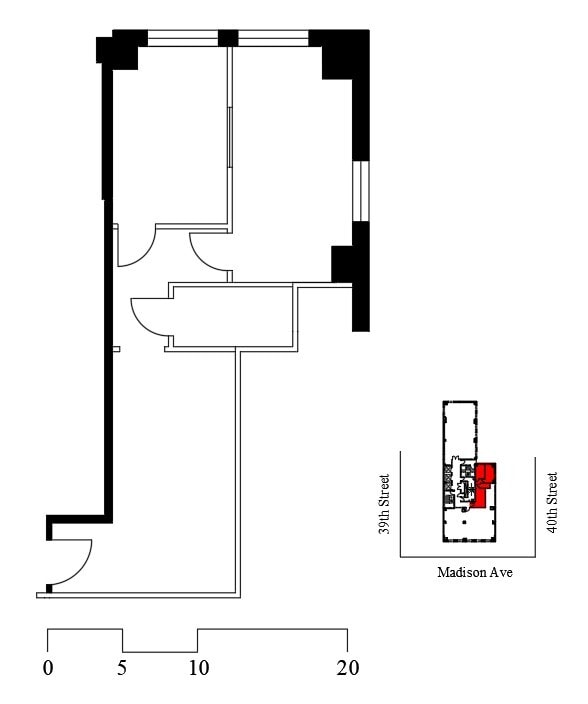 274 Madison Ave, New York, NY à louer Plan d’étage– Image 1 sur 1
