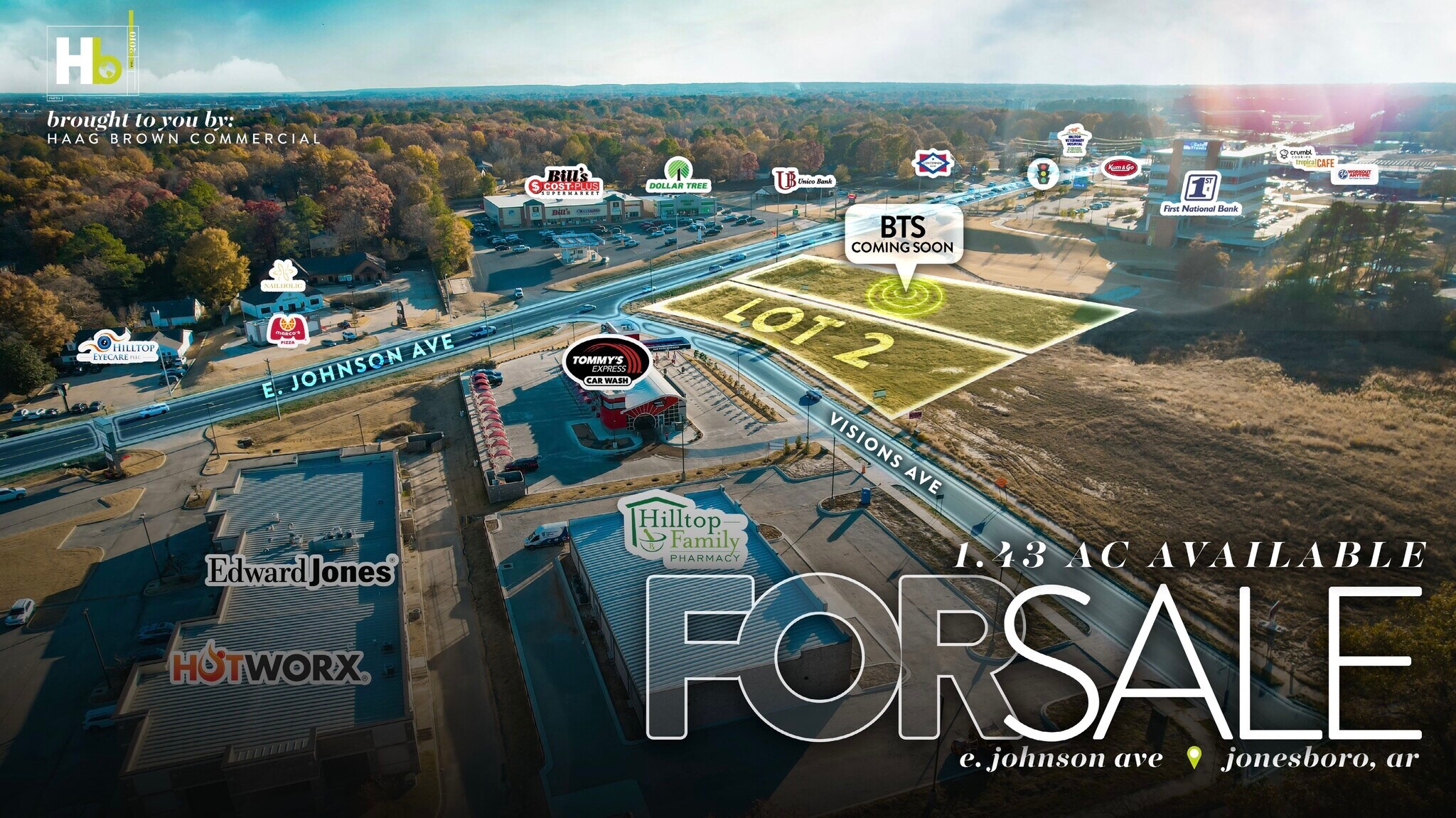 3700 E Johnson, Jonesboro, AR à vendre Aérien– Image 1 sur 5