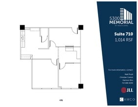 5300 Memorial Dr, Houston, TX à louer Plan d’étage– Image 1 sur 1
