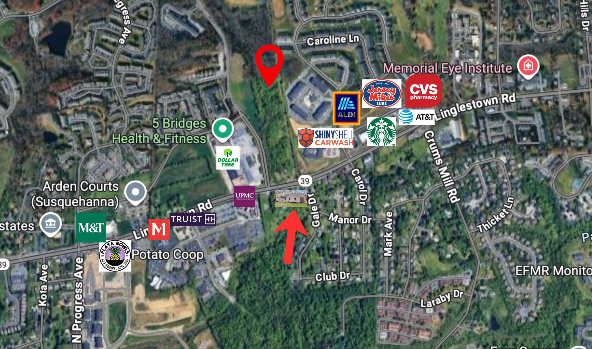 2198 Gale Dr, Harrisburg, PA à vendre Aérien– Image 1 sur 6