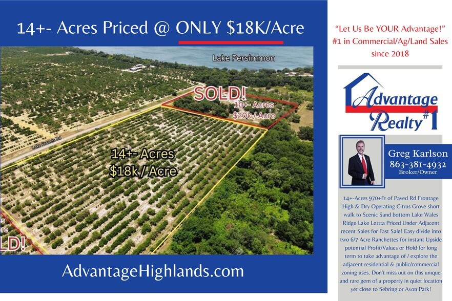 2681 Lake Letta dr, Avon Park, FL à vendre - Photo de l’immeuble – Image 2 sur 12